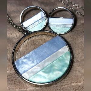 Christopher & Banks necklace and earing set